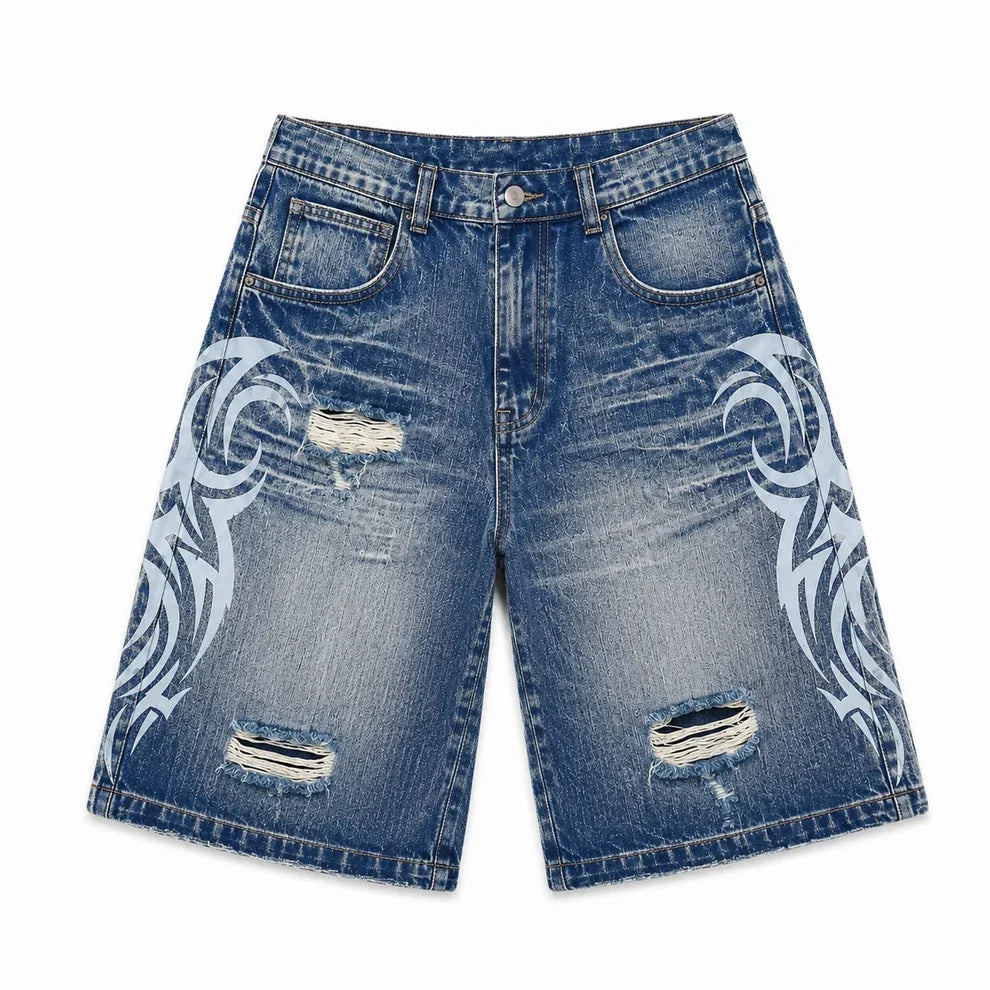 Krótkie spodenki Tribal Denim