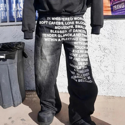 Spodnie Love Letter Baggy