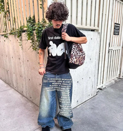 Spodnie Love Letter Baggy