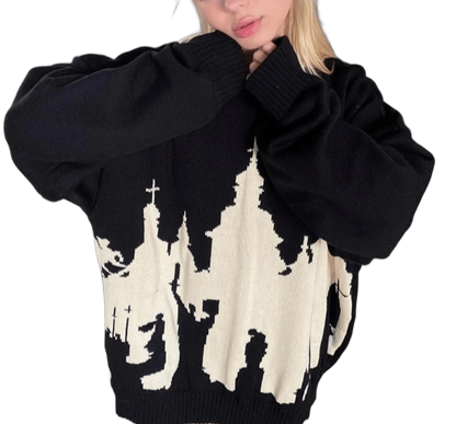 Sweter w stylu Y2K UNISEX
