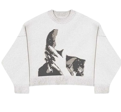 Sweter z nadrukiem Y2K UNISEX