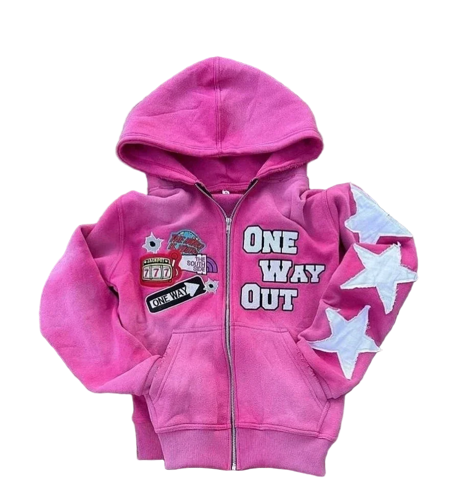 Bluza Y2K Star Zip-Up