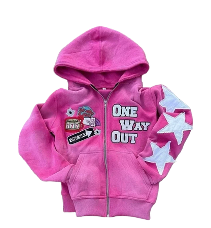 Bluza Y2K Star Zip-Up