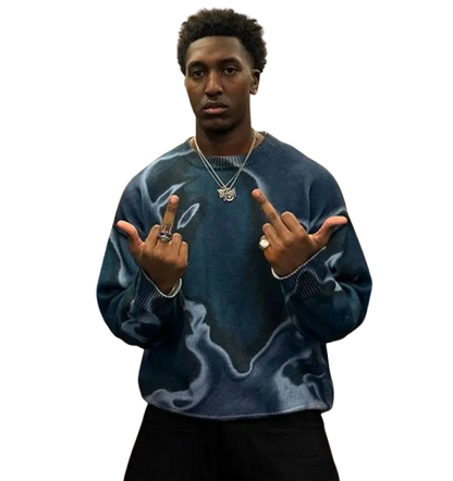 Sweter ze wzorem UNISEX