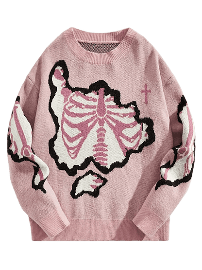 Sweter z nadrukami UNISEX