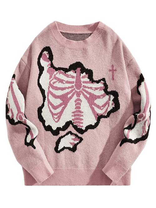 Sweter z nadrukami UNISEX