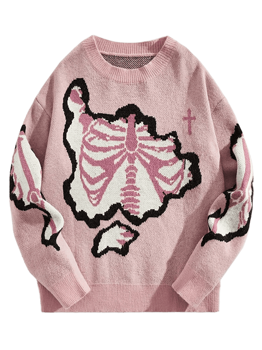 Sweter z nadrukami UNISEX