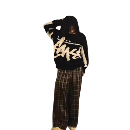 Sweter z nadrukiem graffitti UNISEX