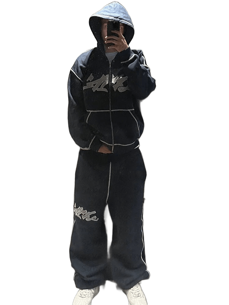 Set Dresowy Grey/Blue