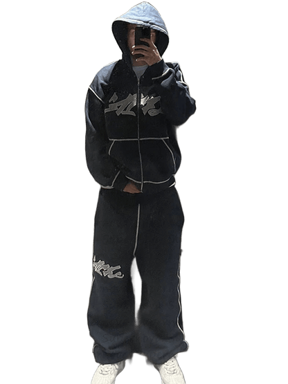 Set Dresowy Grey/Blue