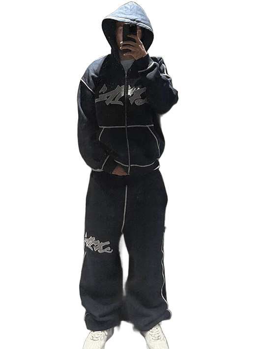 Set Dresowy Grey/Blue