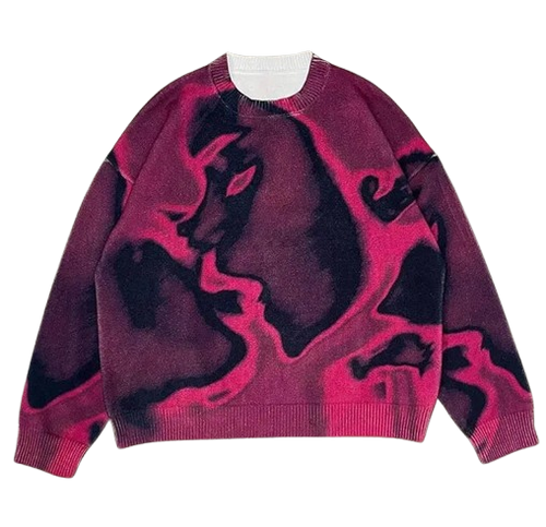 Sweter ze wzorem UNISEX
