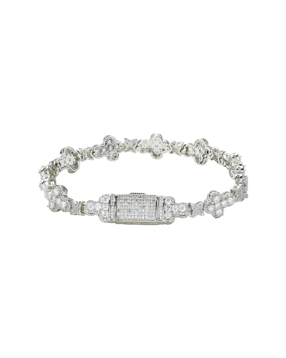 Bransoletka Krzyżowa Iced Out