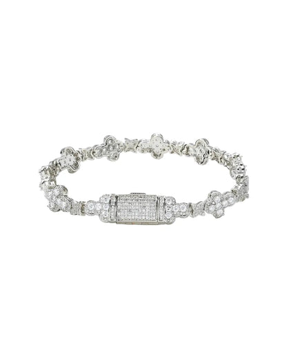 Bransoletka Krzyżowa Iced Out