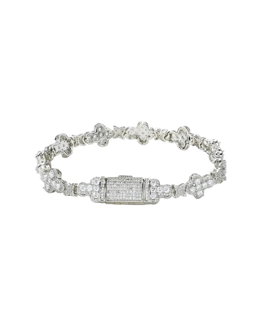 Bransoletka Krzyżowa Iced Out