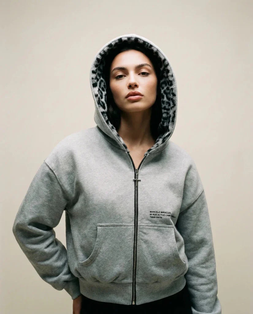 Bluza Rozpinana x Leopard