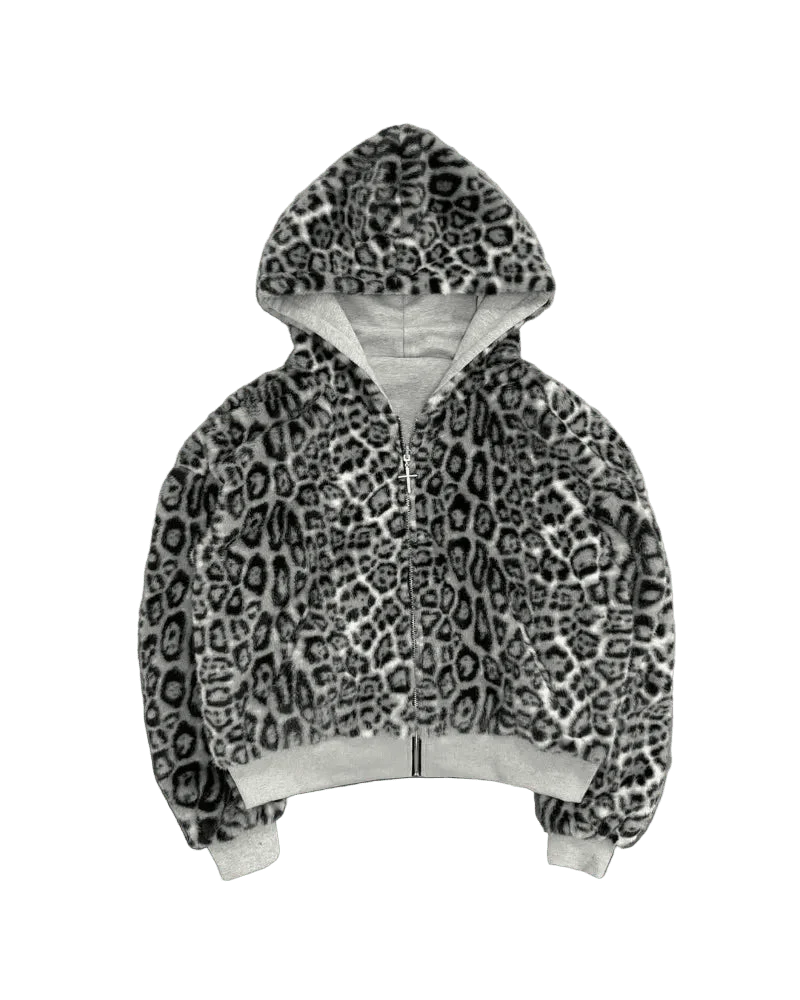Bluza Rozpinana x Leopard