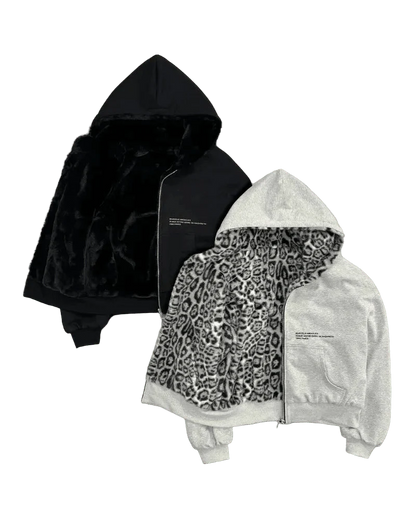 Bluza Rozpinana x Leopard