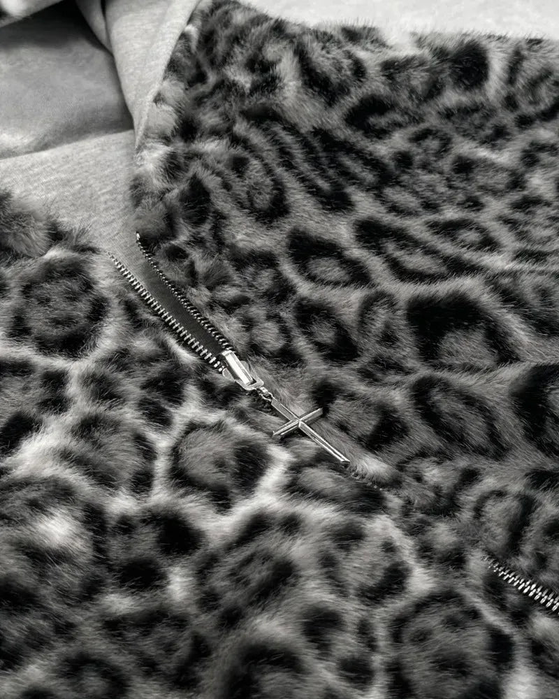 Bluza Rozpinana x Leopard