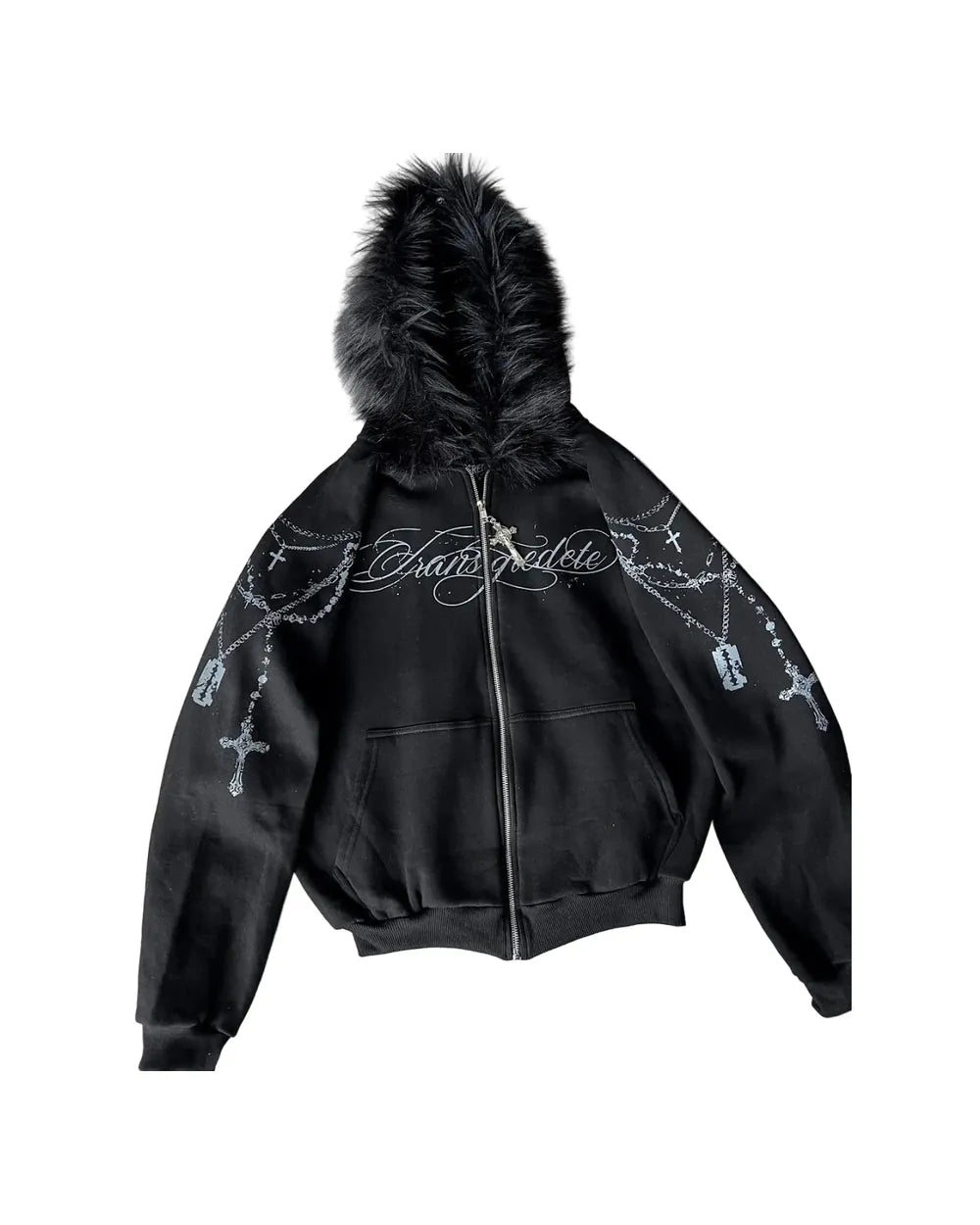 Bluza z odpinanym futerkiem