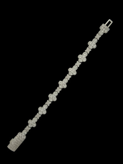 Bransoletka Krzyżowa Iced Out